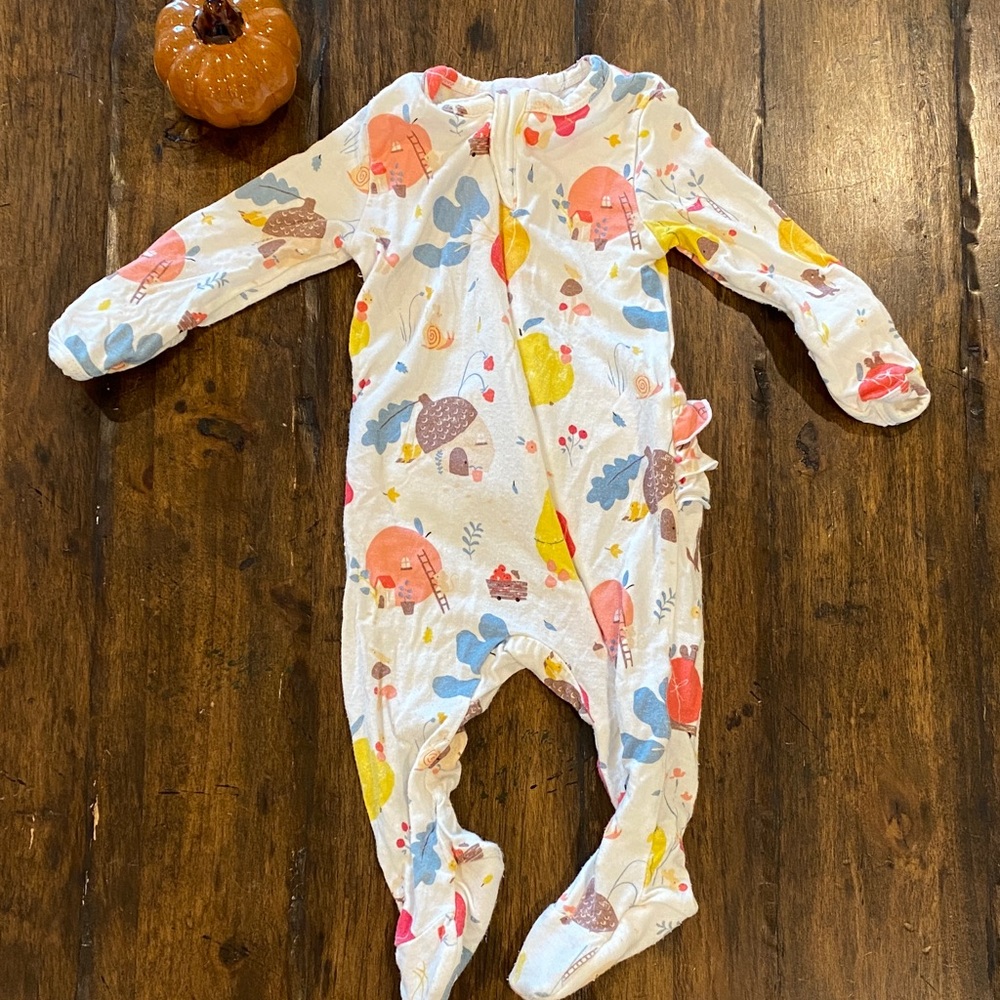 🍎 Angel Dear Apple Pumpkin Acorn Footie 🍏